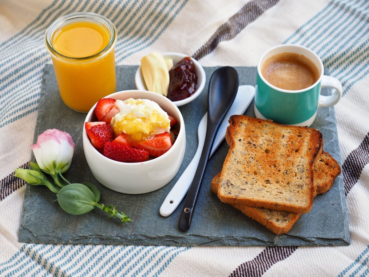 картинки с добрым утром завтрак