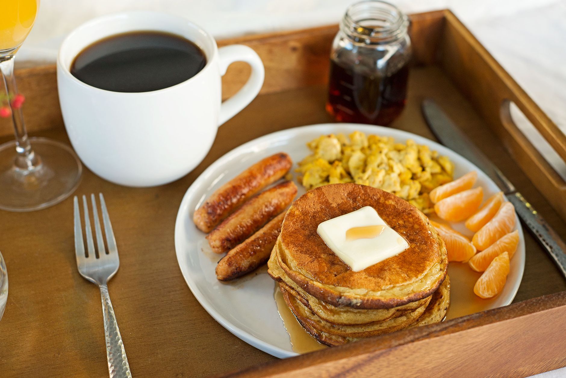 Politely lent breakfast early morning pic