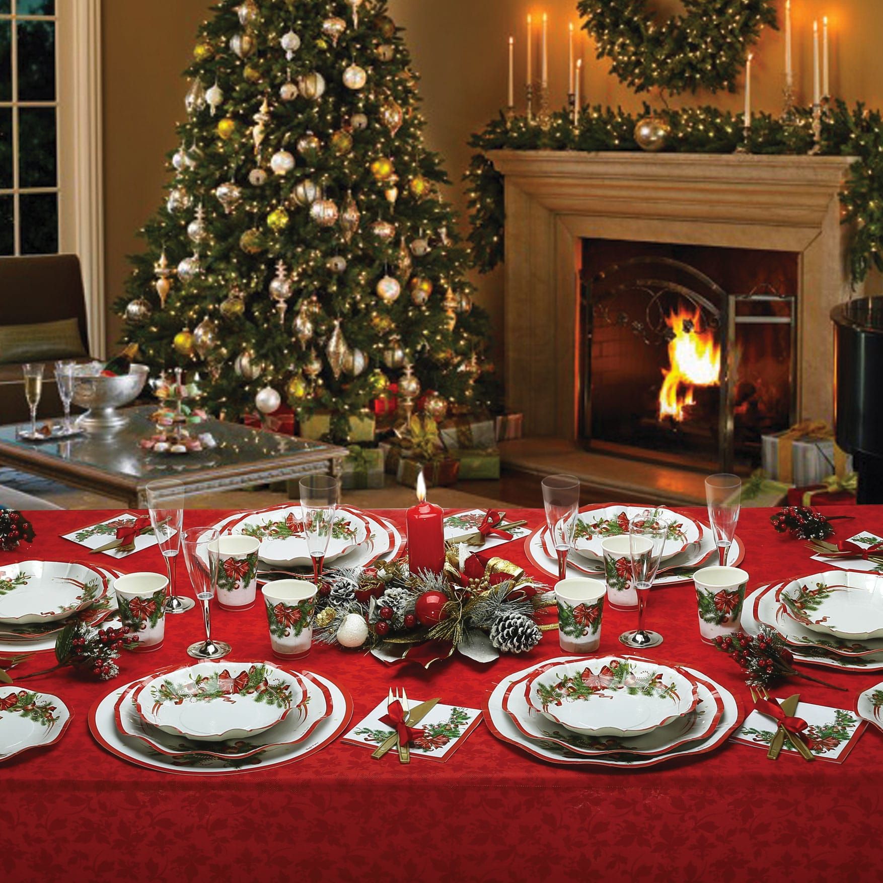 Сервировка стола на Рождество Христово