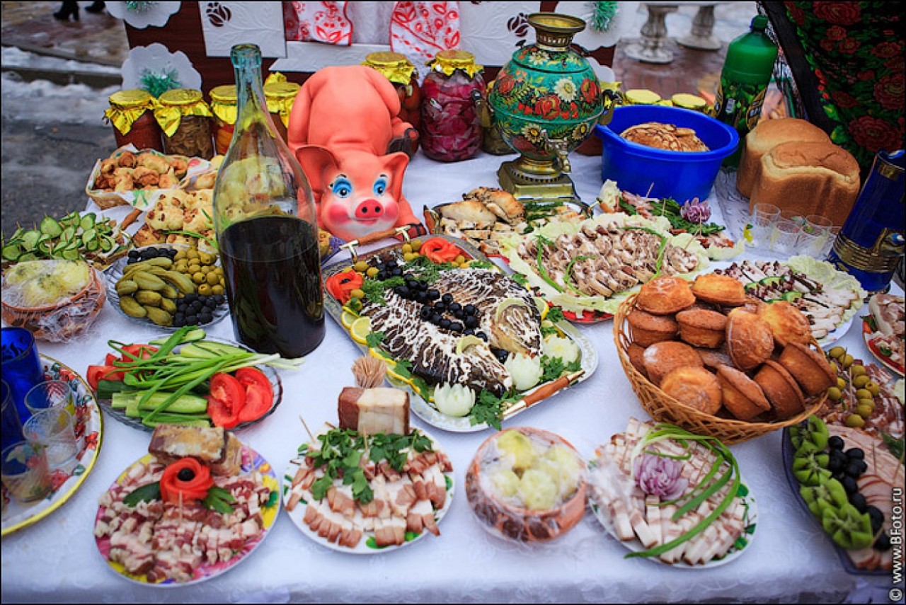 Русский праздничный стол