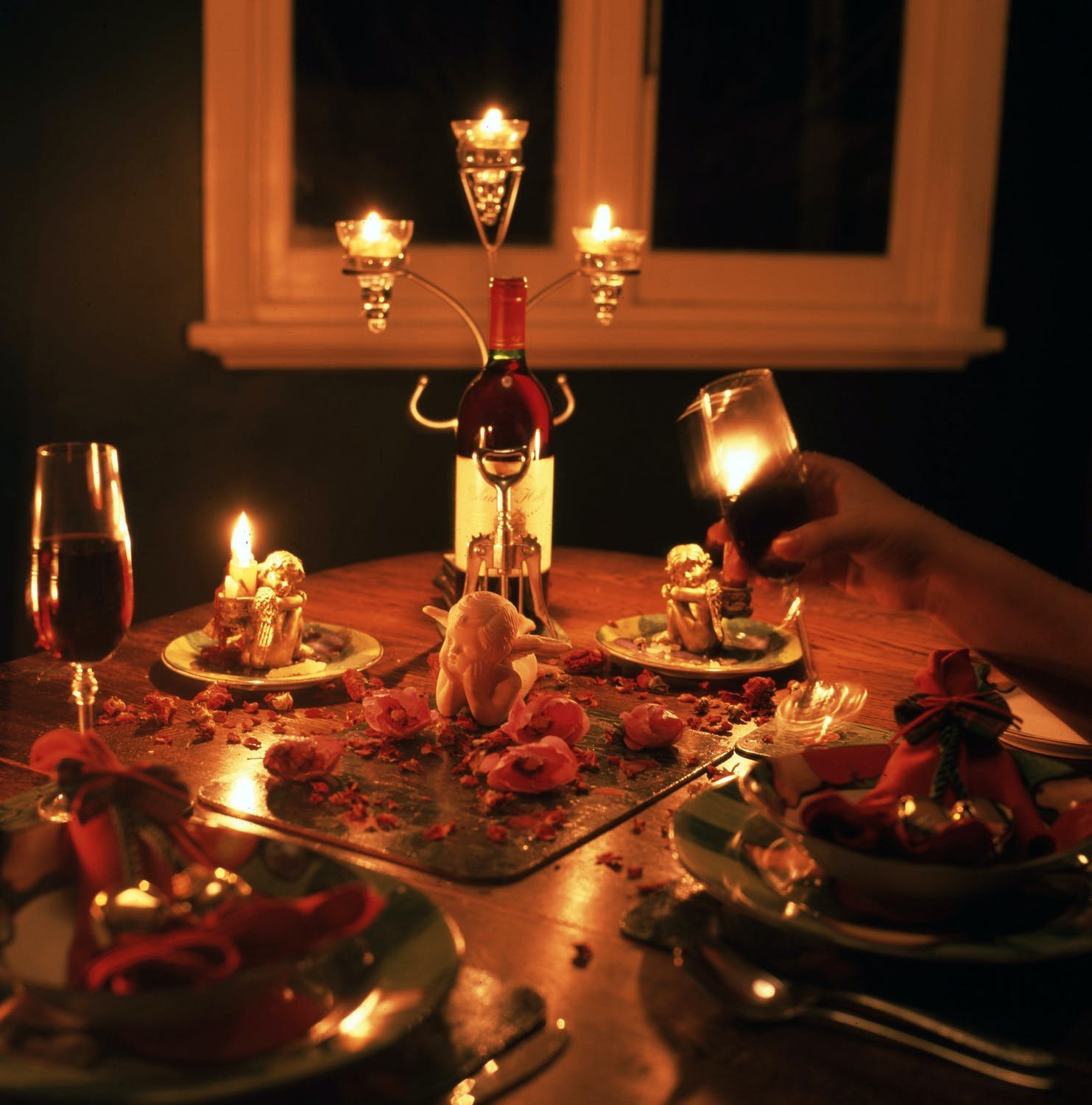 Романтический Ужин Фото