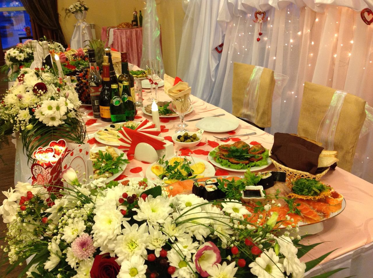 фото свадебного блюд