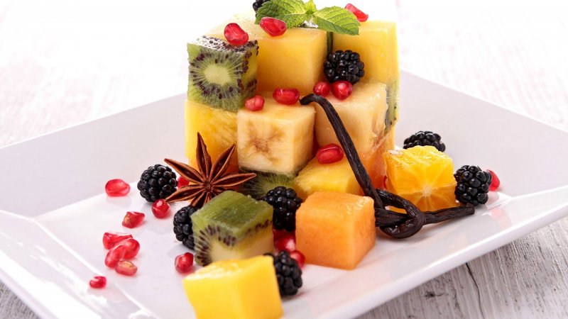 Десерт из фруктов