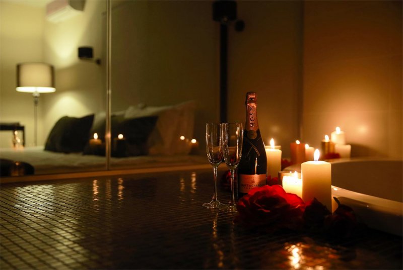 Романтика при свечах
