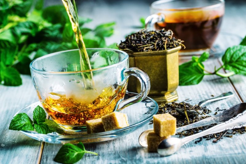 Чайная плантация чай для бани