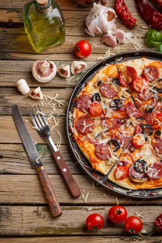 Итальянская кухня пицца