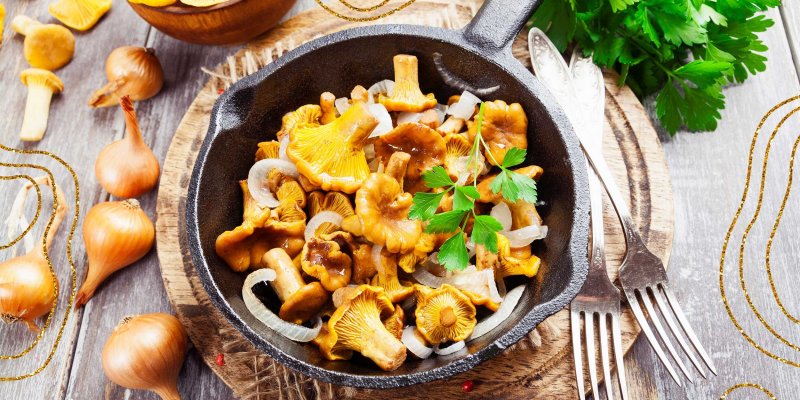 Картошка с грибами маслятами