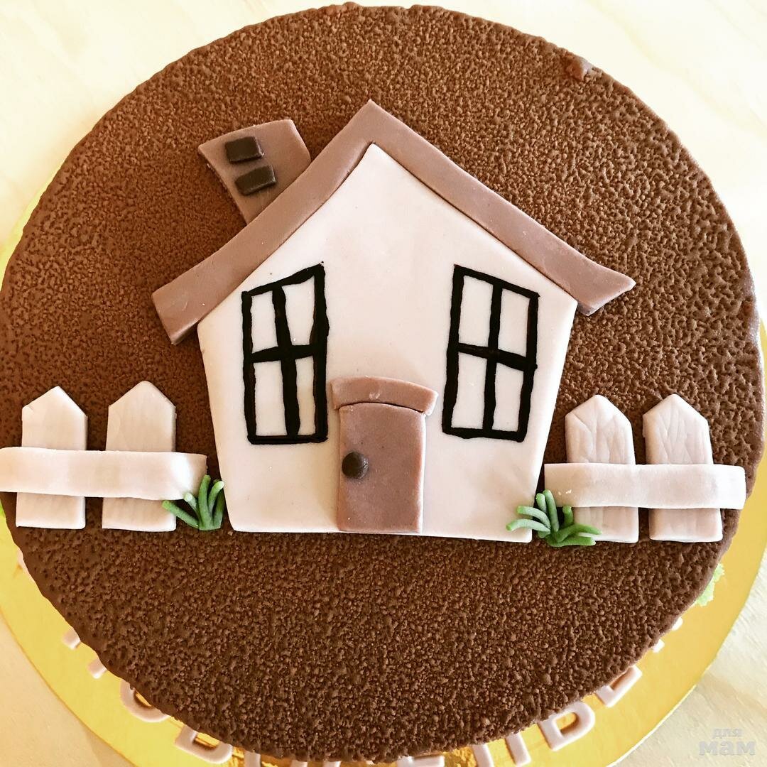 как сделать торт дом фото