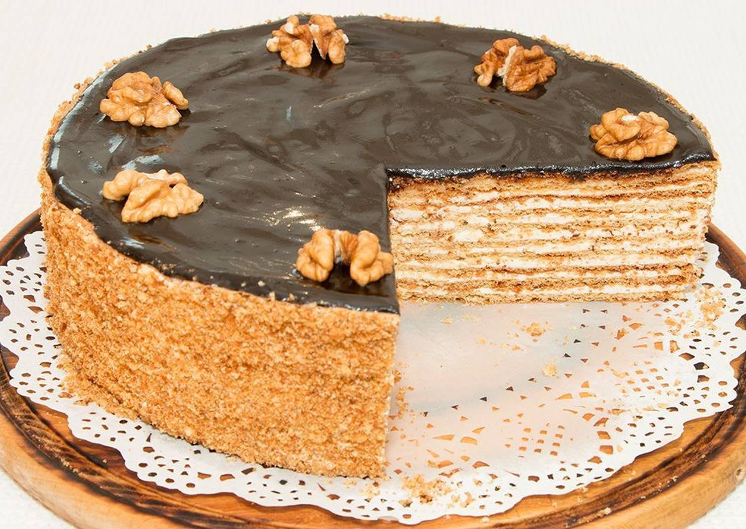 Торт шоколадный Наполеон Мирель