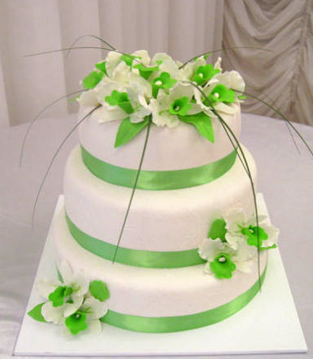 Торт В Зеленых Тонах