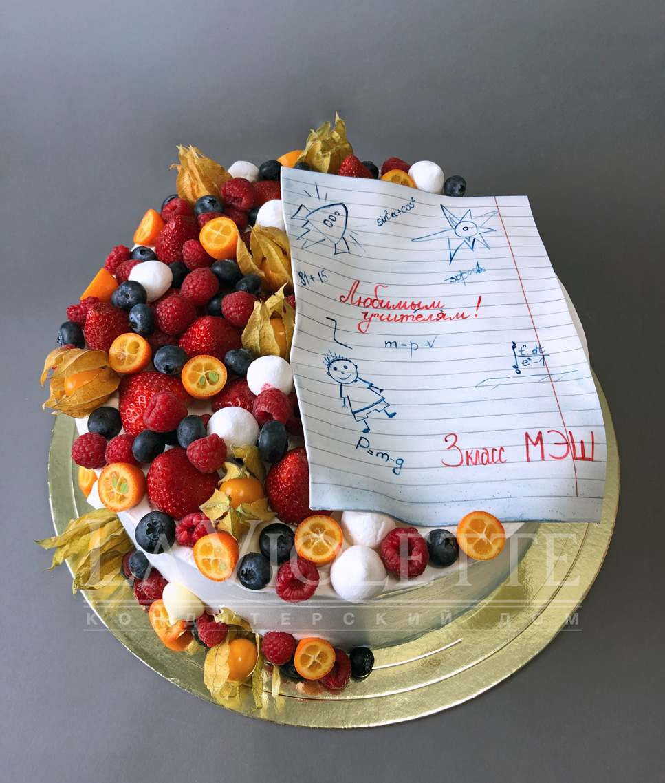 торт учителю на день рождения фото