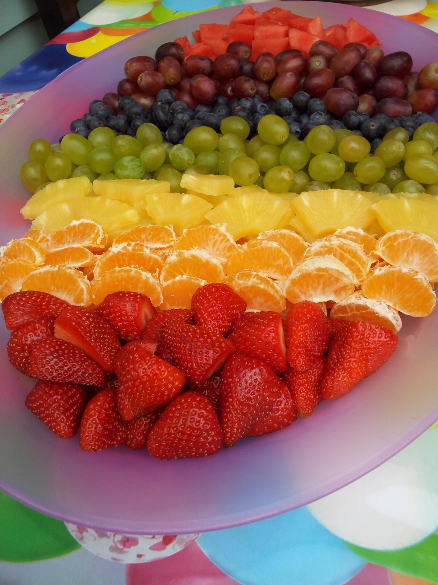 фото фруктовая нарезка на стол