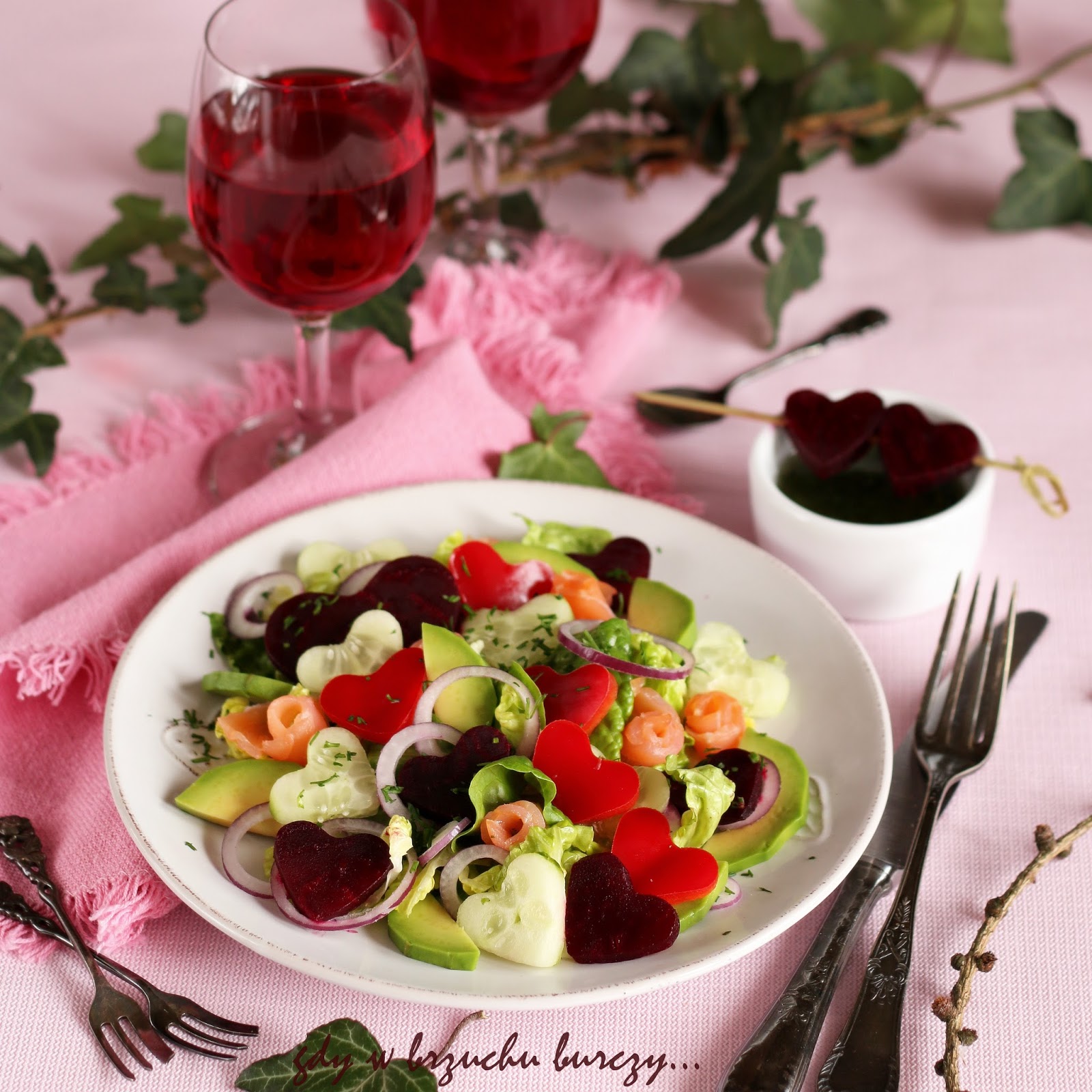 Салат для романтического ужина