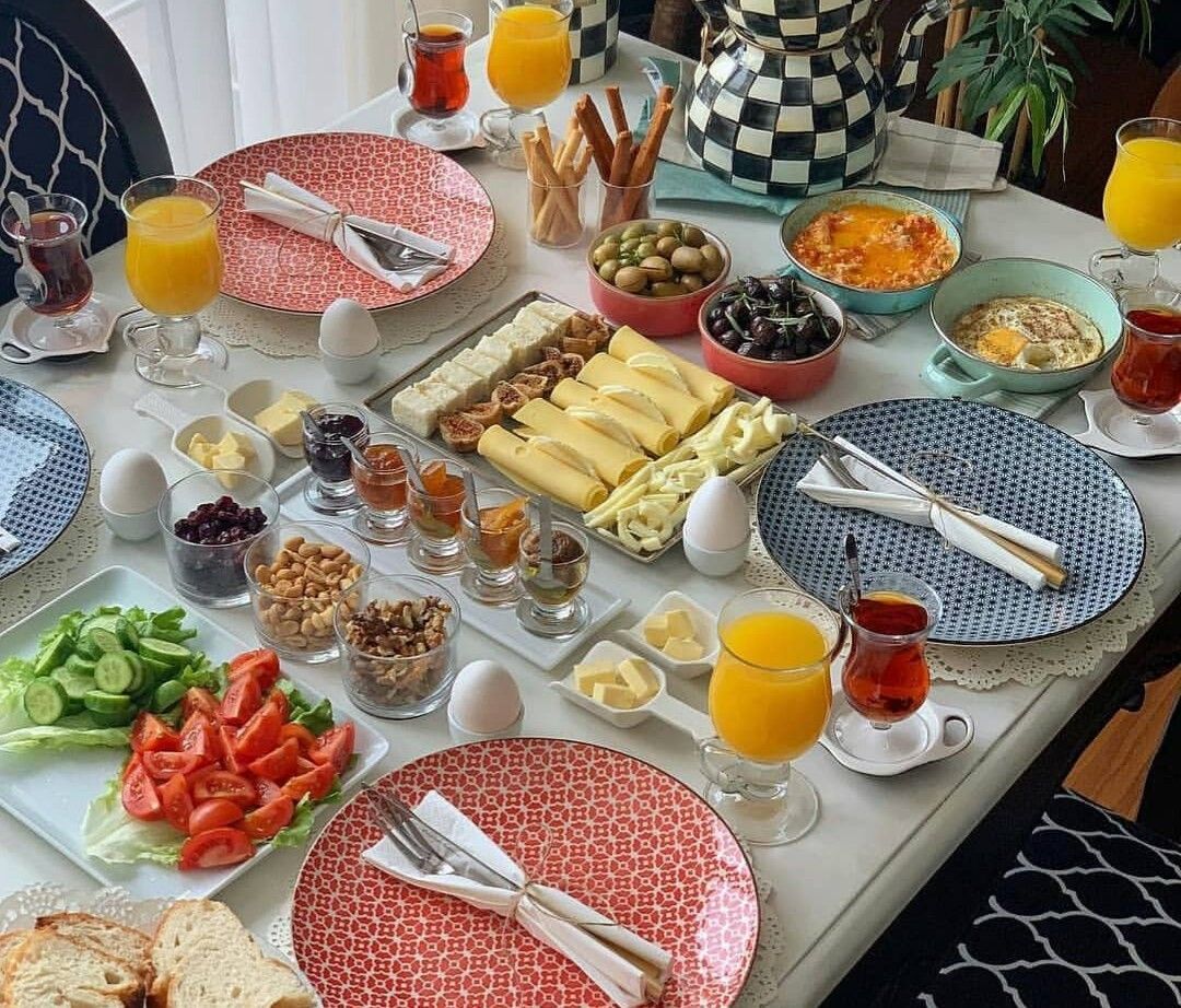 Английский завтрак сервировка стола