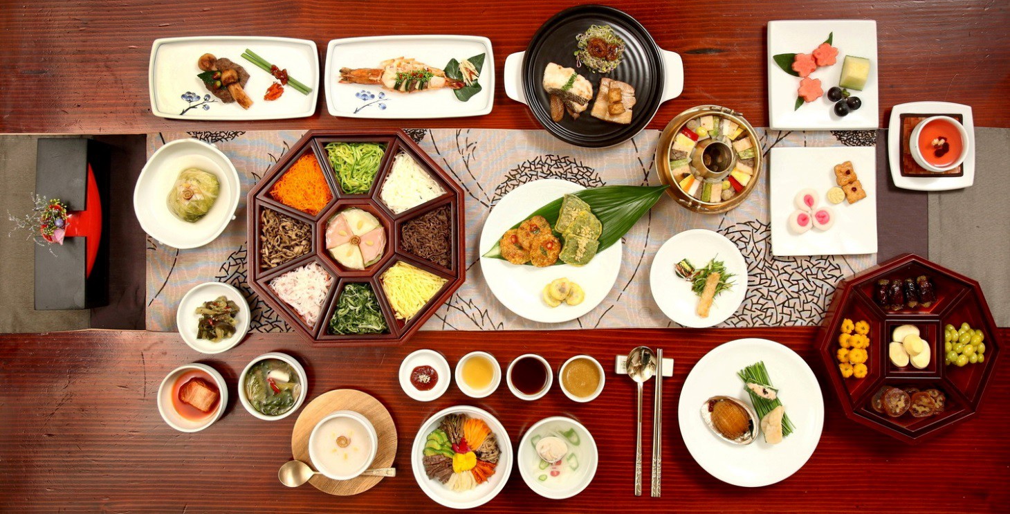 Корейская кухня сервировка стола