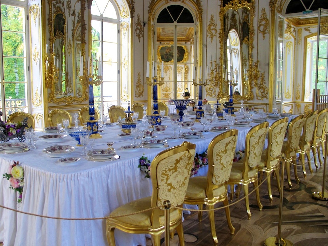 Царский стол Екатерининский дворец