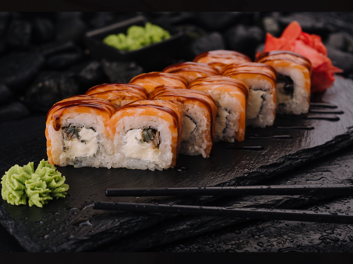 Рецепт суши запеченные с красной рыбой фото 38