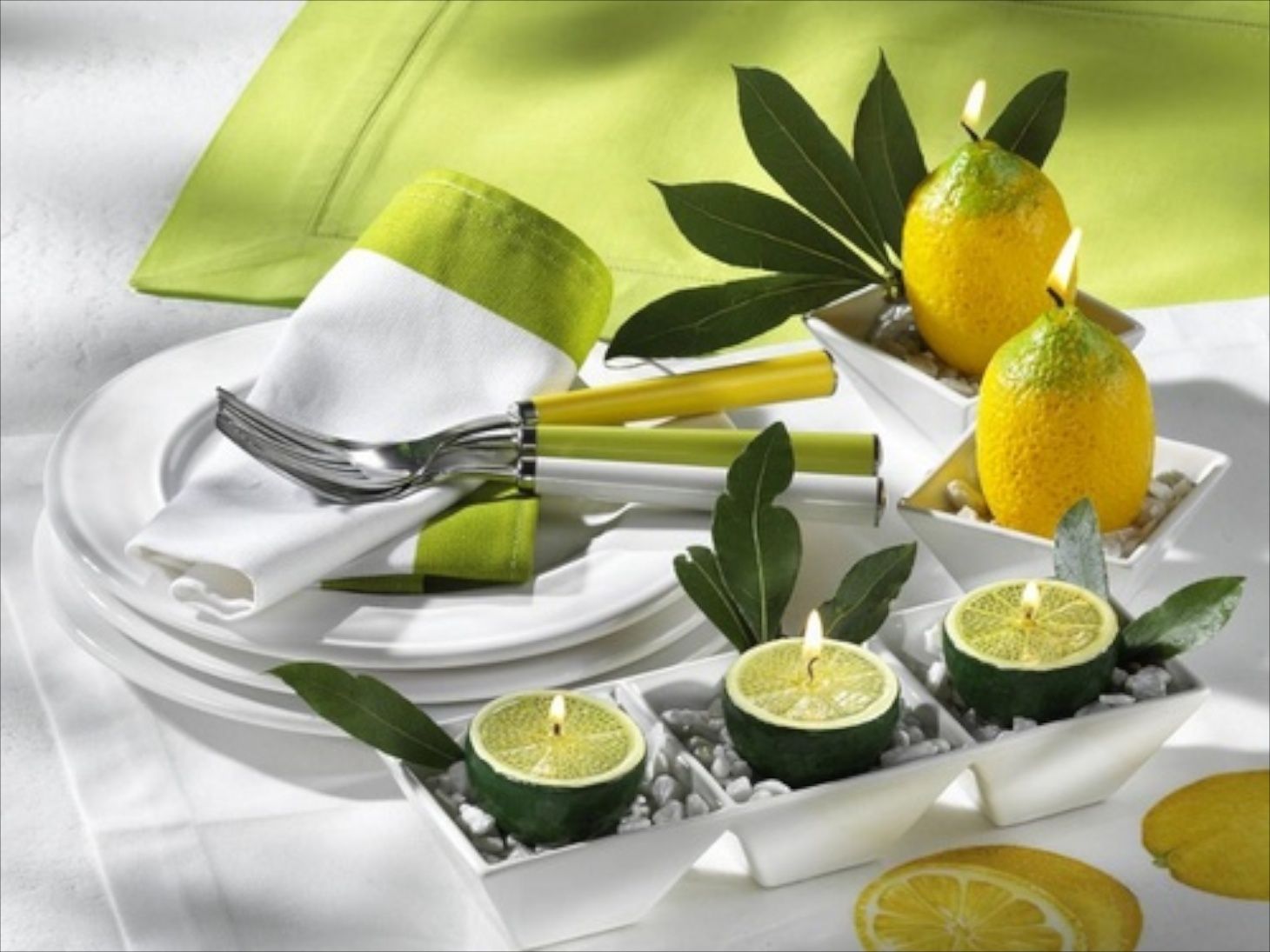 Подача лимона на стол