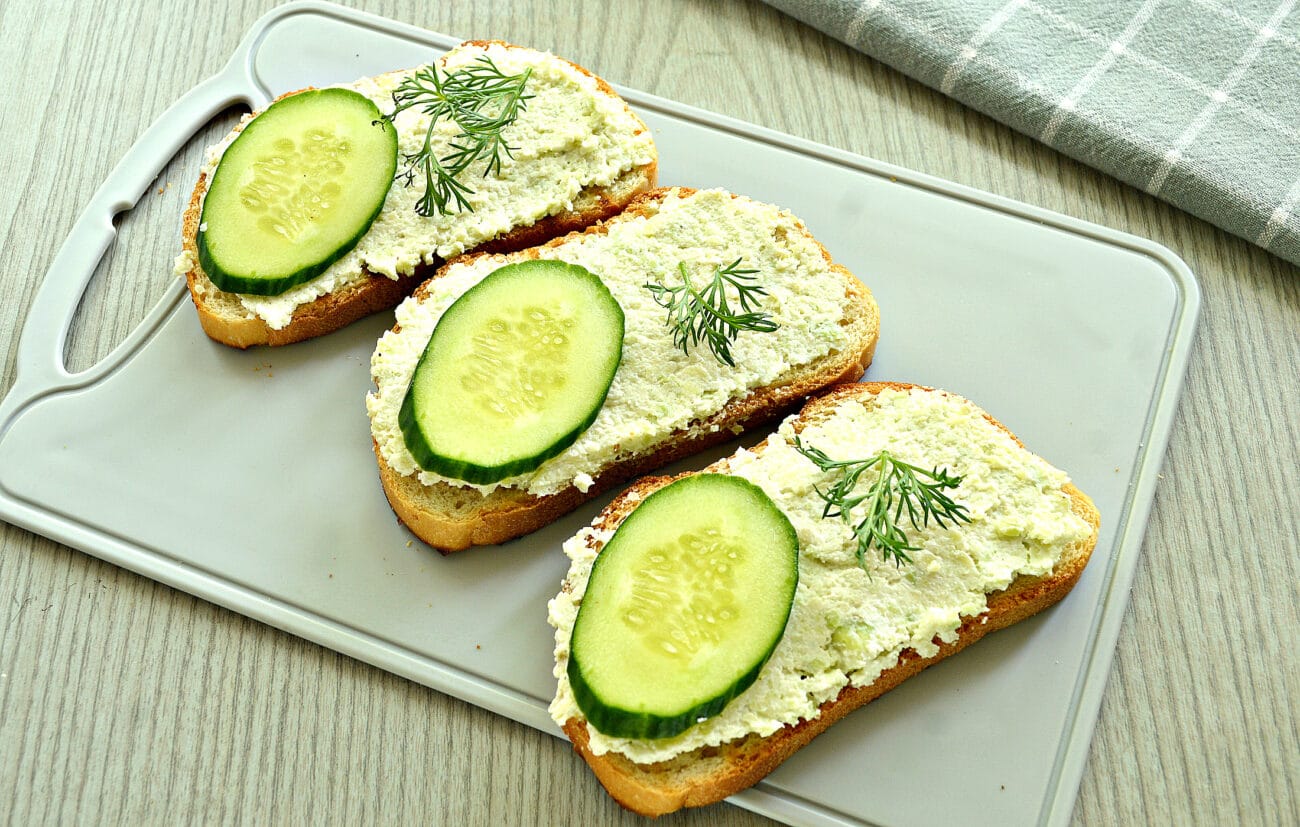 бутерброды с творожным сыром фото