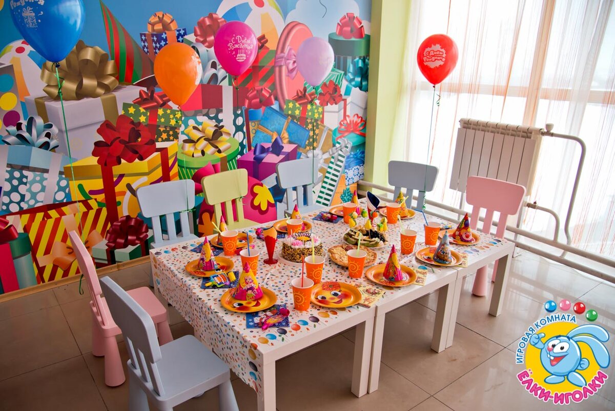фото детского стола на день рождения