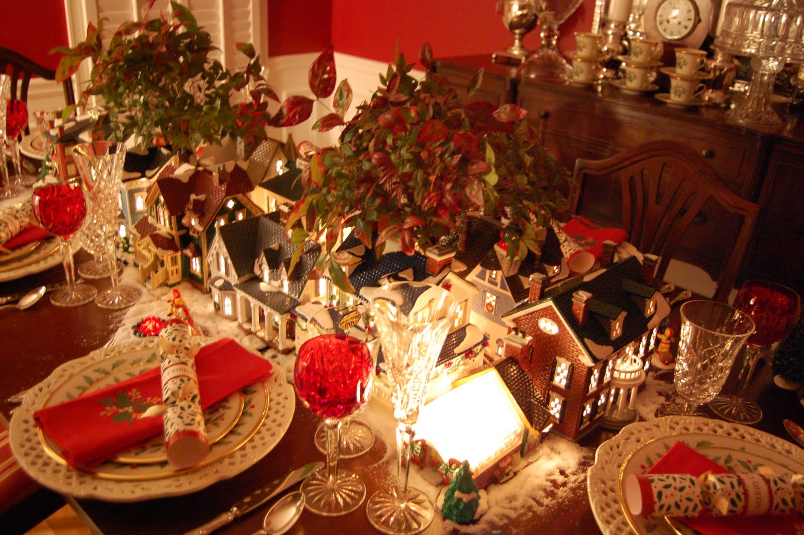 Баварское Рождество декор стола