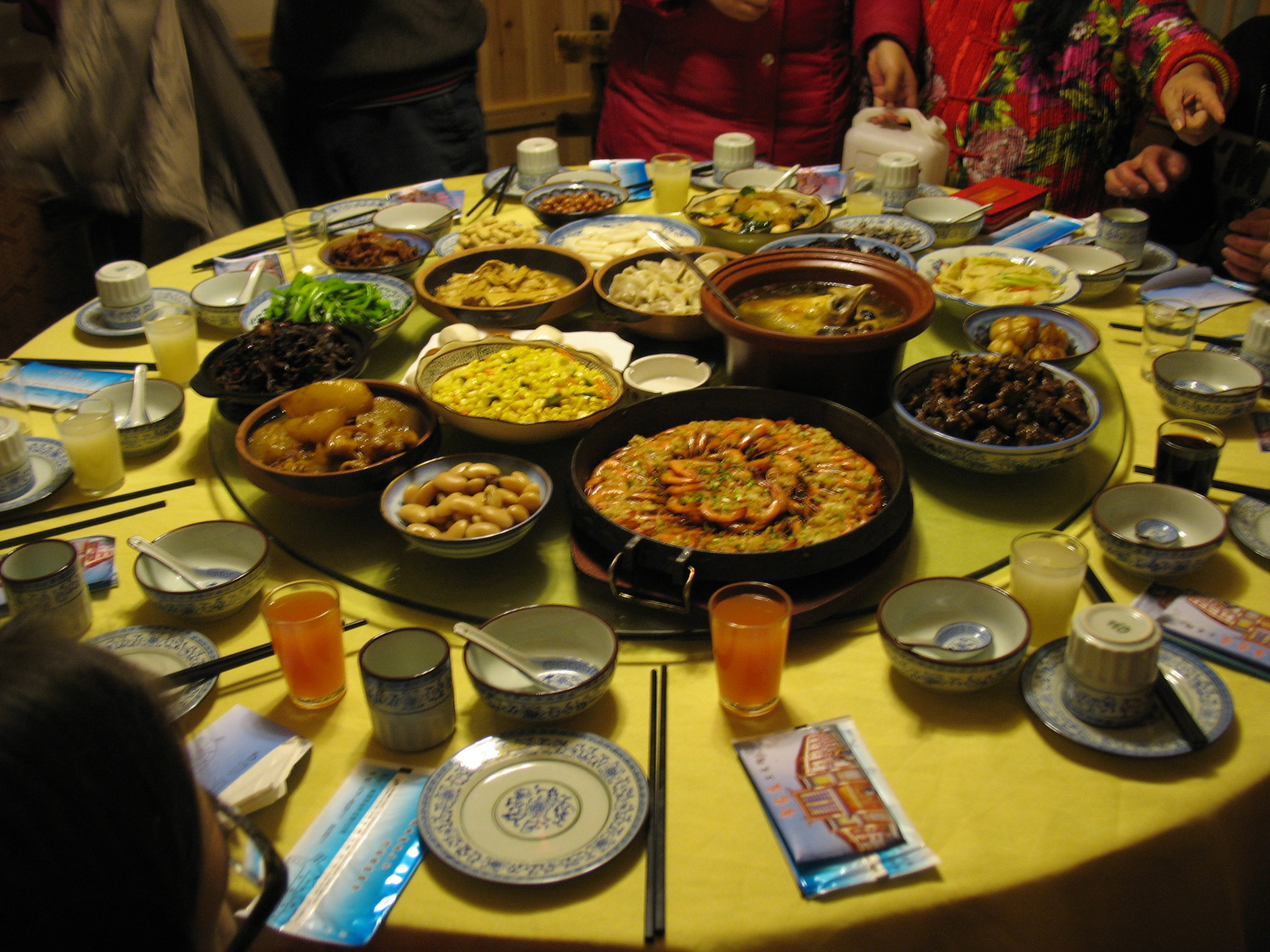 Китайский новогодний ужин