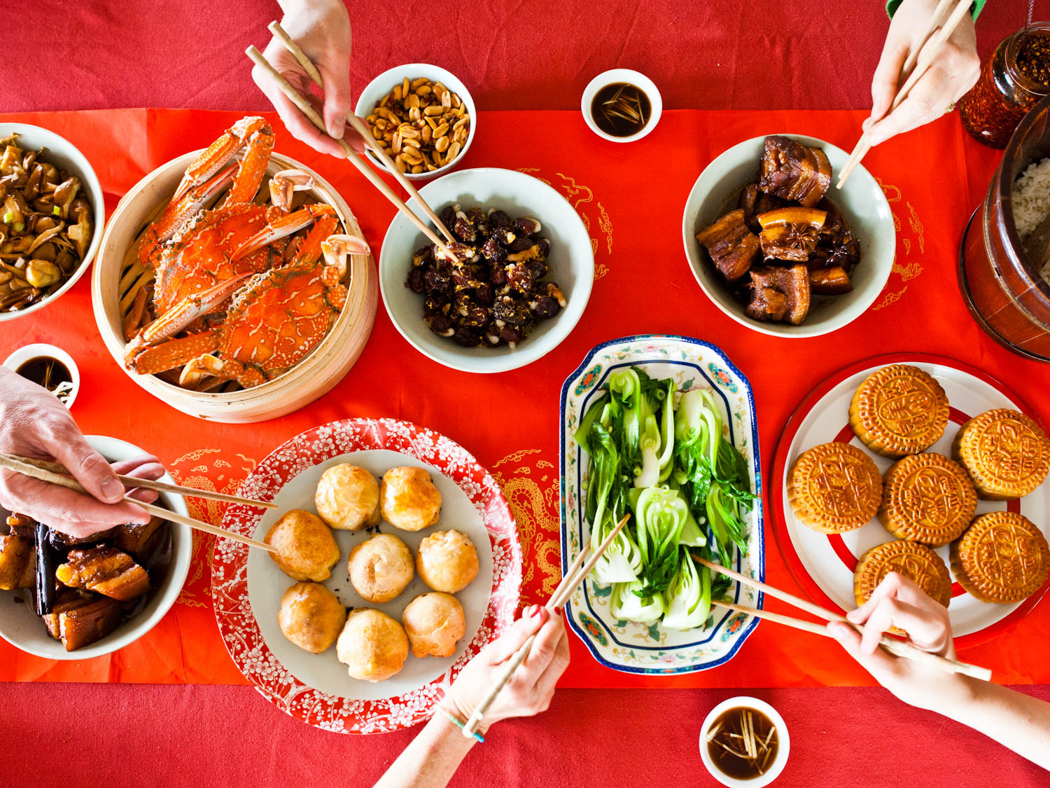 Китайский новый год еда