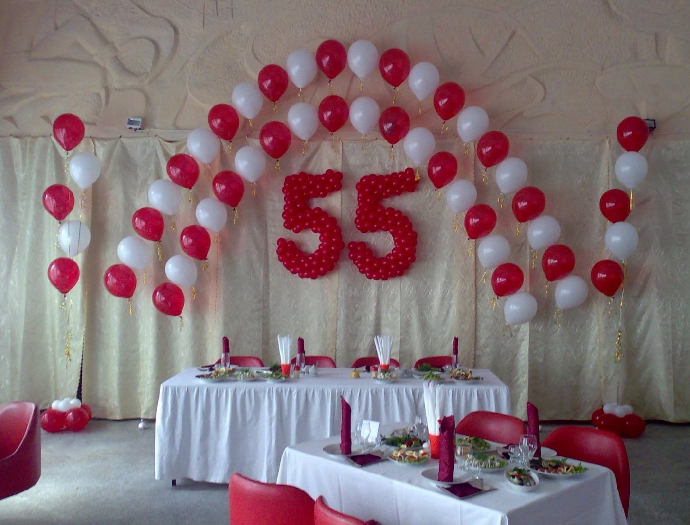 украсить комнату к юбилею 50 лет