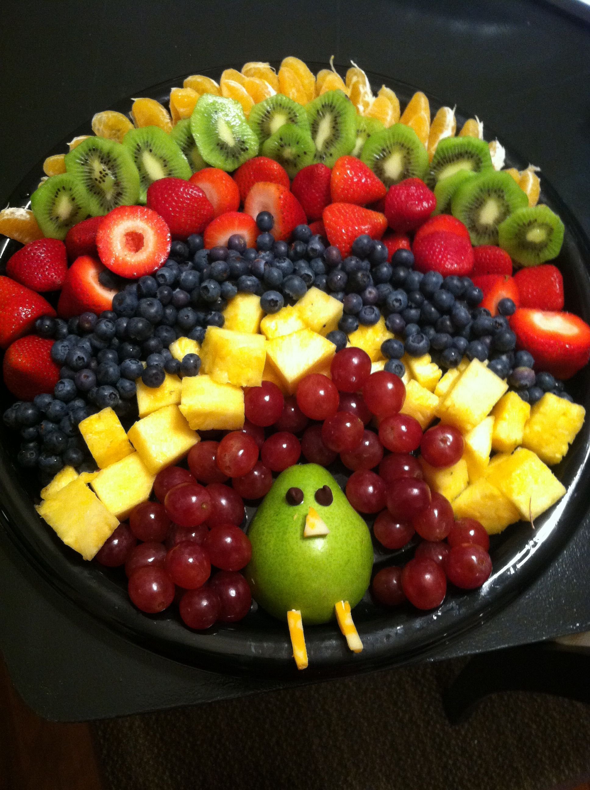 фруктовая тарелка для детей на день рождения