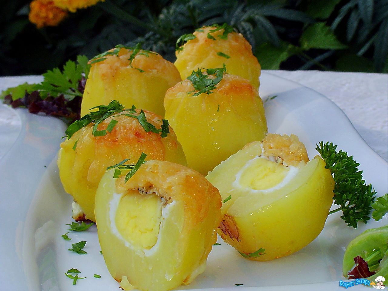 Рецепт картошки с яйцом в духовке. Украшения из картофеля. Красивые блюда из картошки. Картофель на праздничный стол. Праздничные блюда из картошки.