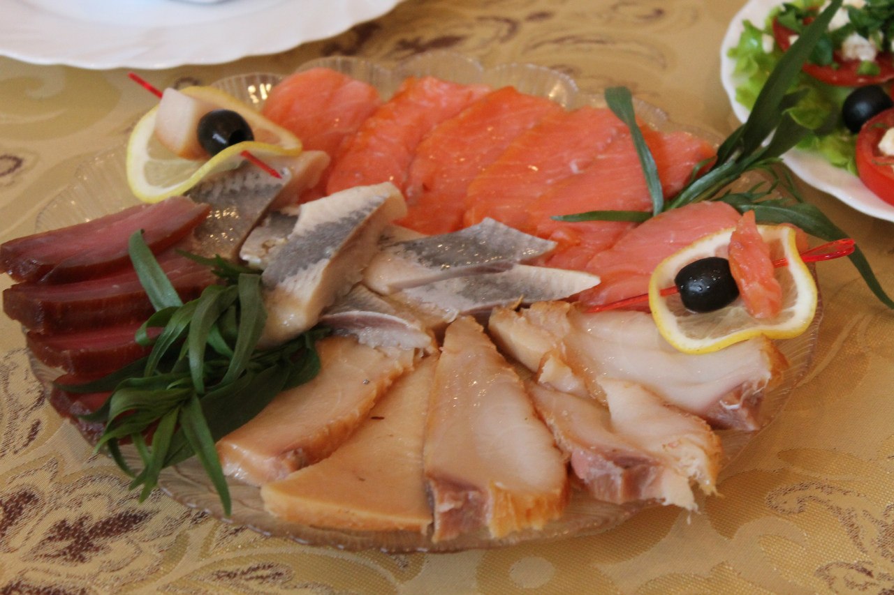Рыбная тарелка семга