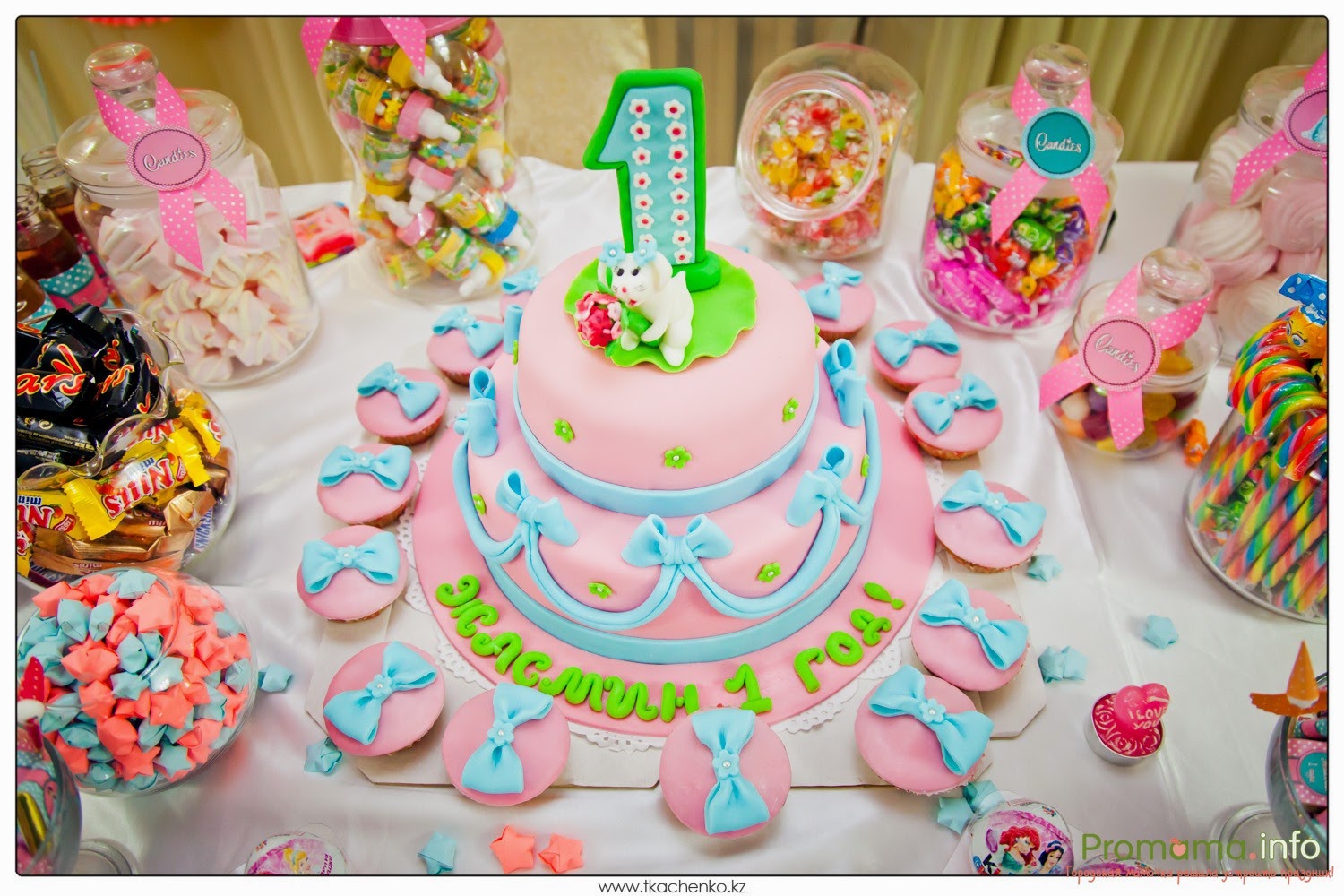 Детский стол на день рождения торты