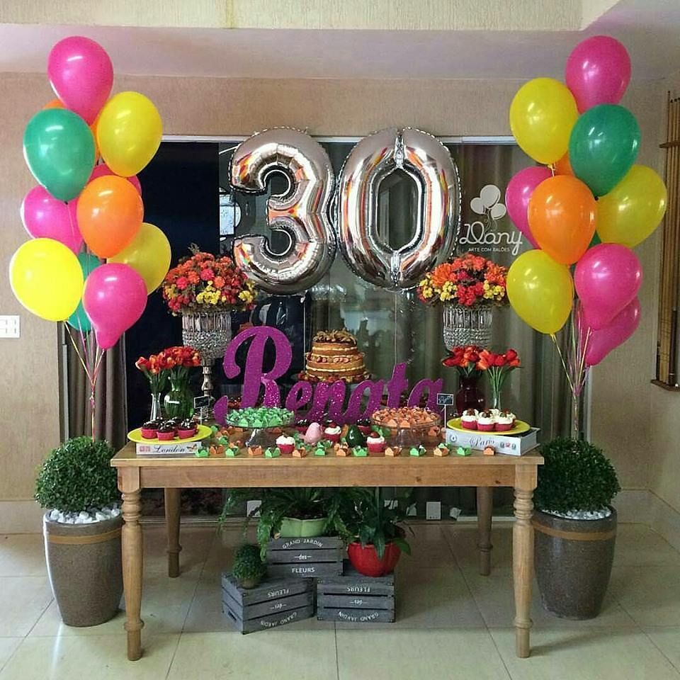 оформление комнаты на день рождения 35 лет