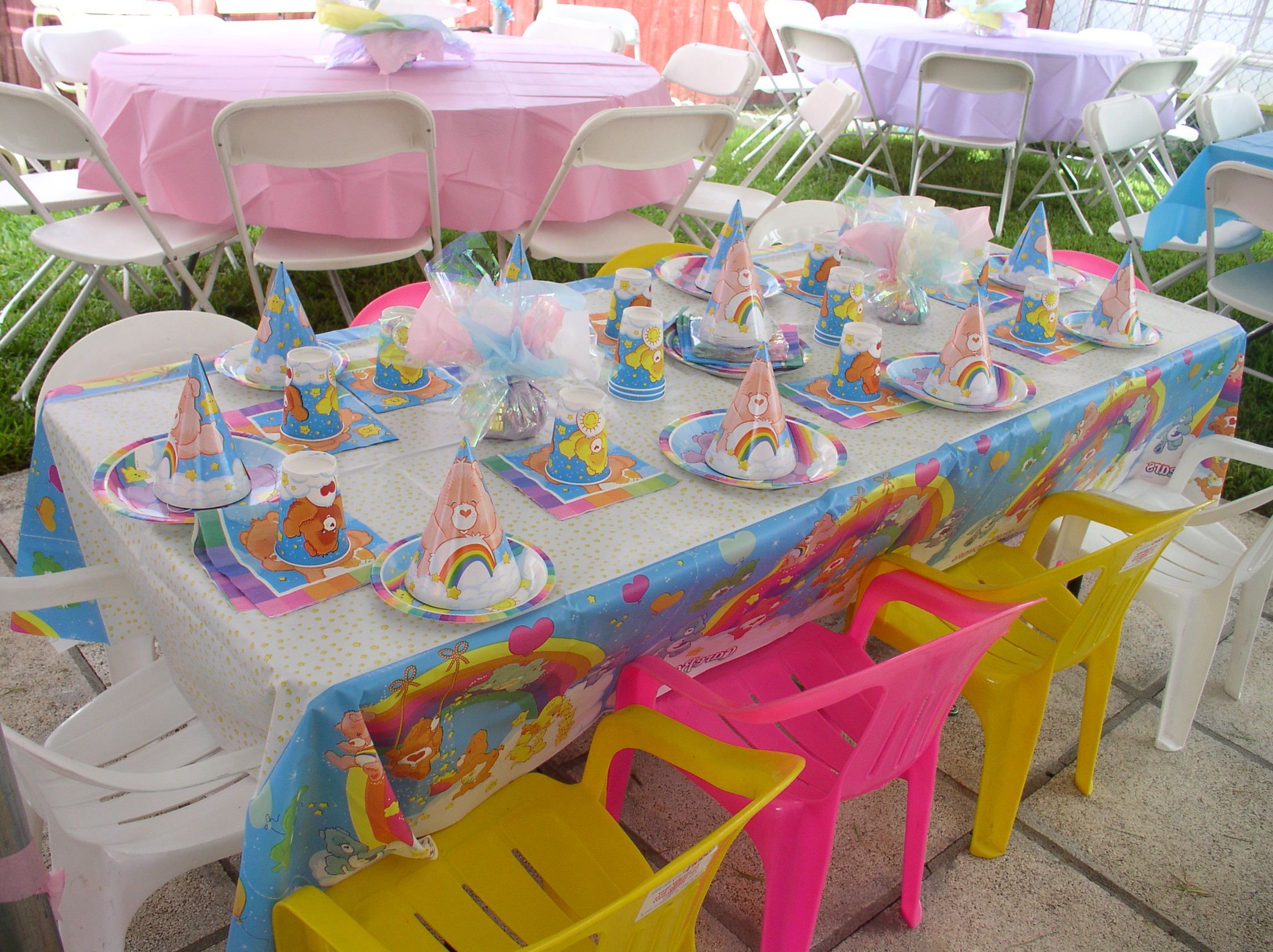 Оформление детских столов на день рождения