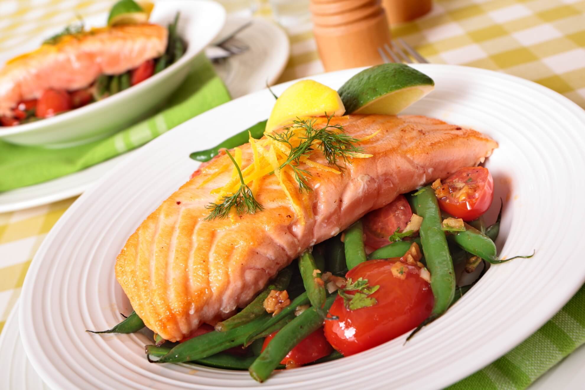 Dietas con salmon