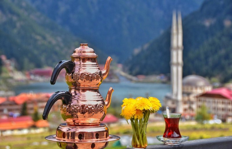 Турецкий самовар для чая