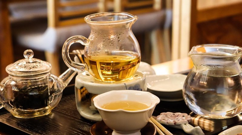Корейские чаи в кафе