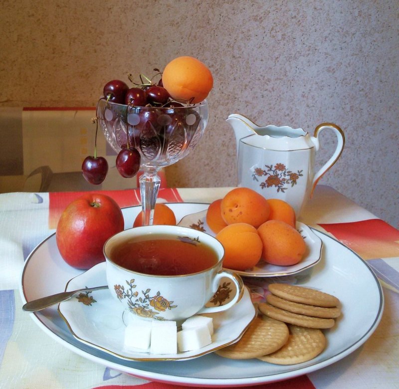 Чай с фруктами