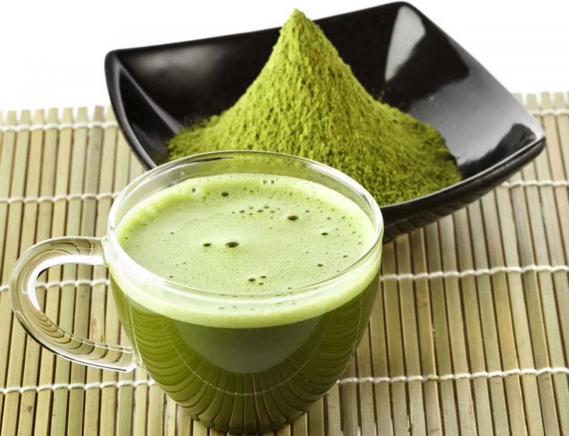 Зеленый японский чай маття