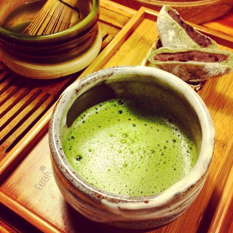Зеленый чай маття