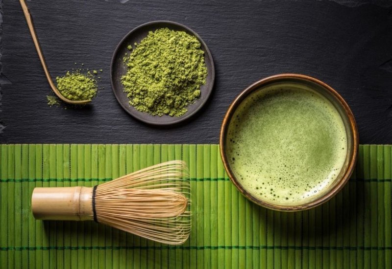 Зеленый порошковый чай маття