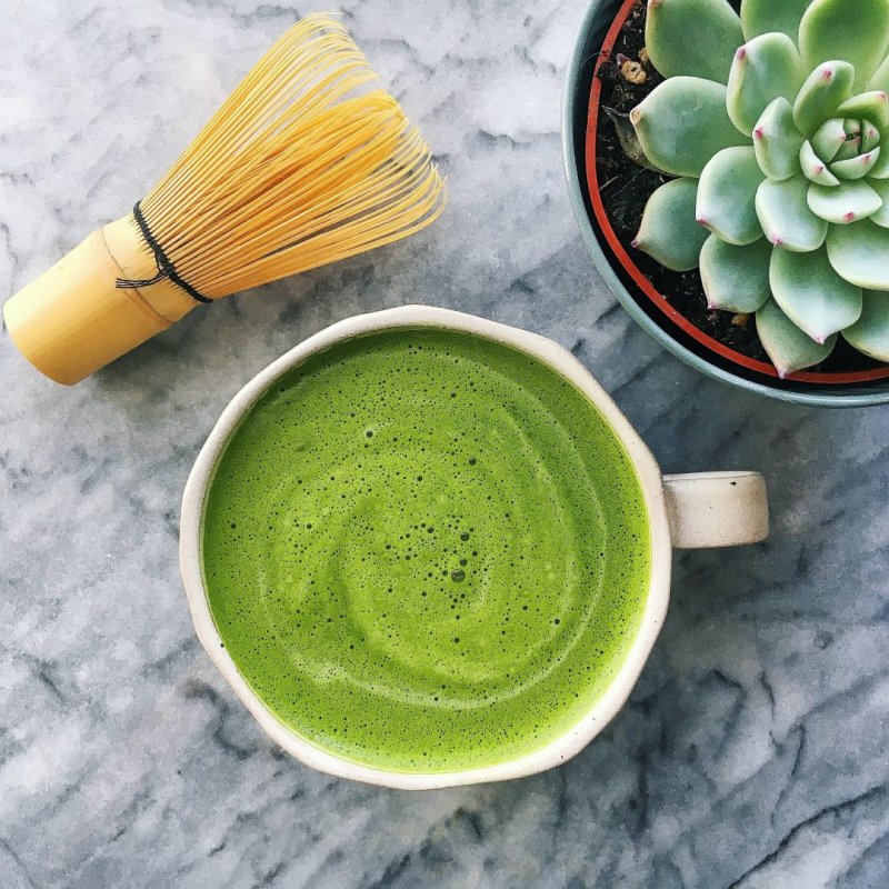 Зеленый чай матча латте Matcha Green Tea Latte