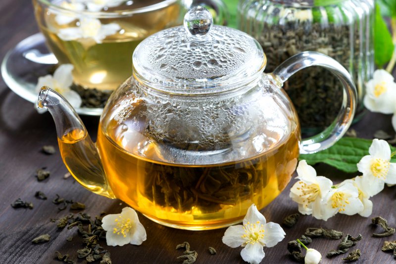 Зеленый чай Жасмин цветок