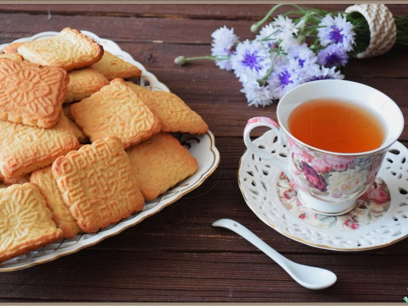 Чай с домашним печеньем