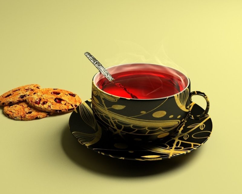 Чашка чая в живописи