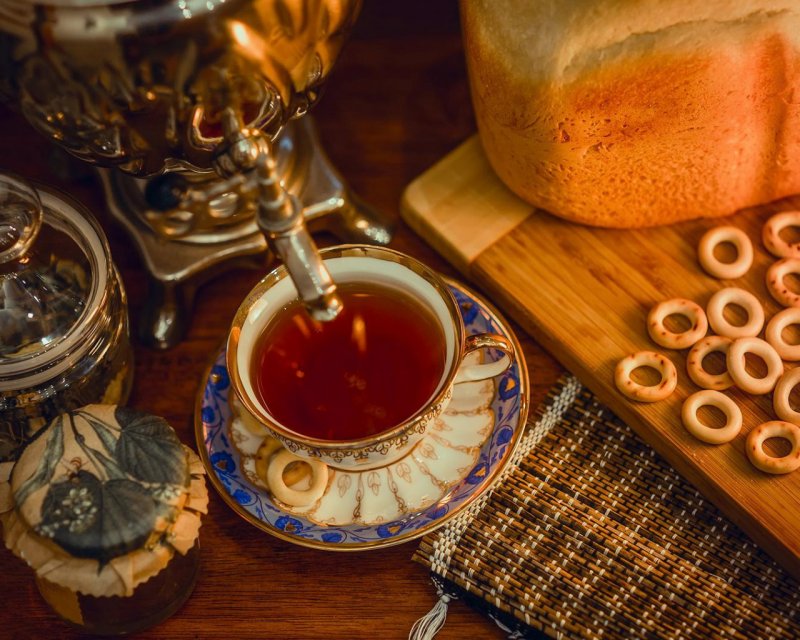 Азербайджанский чай в заварнике