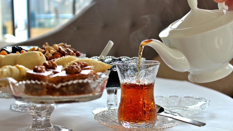 Чай в армудах в Азербайджане