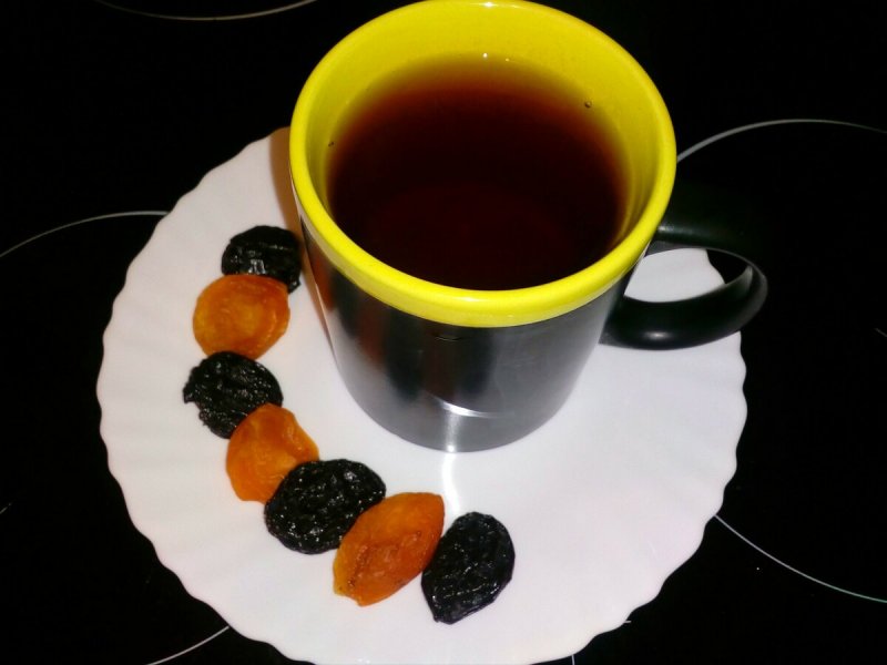 Чай с сухофруктами