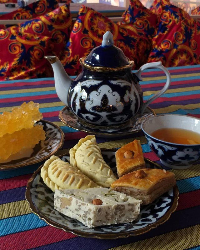 Дастархан чай Узбекистан
