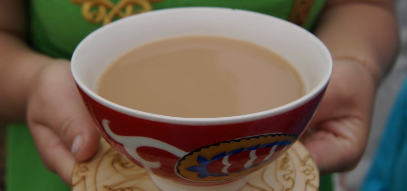 Калмыцкий чай в пиале